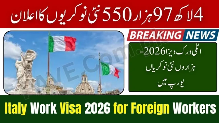 Italy Work Visa 2026 497550 New Jobs Announced for Foreign Workers 8 Italy Work Visa 2026