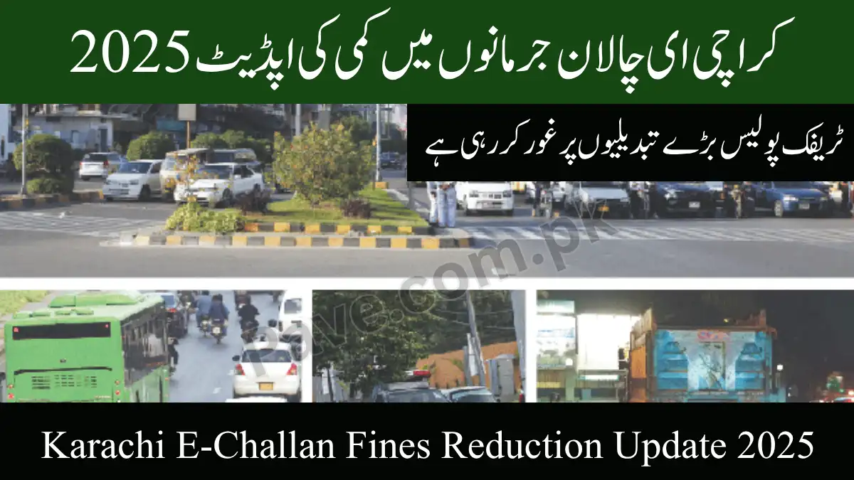 Karachi E-Challan Fines Reduction Update 2025