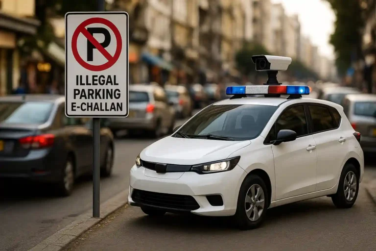 Karachi Illegal Parking E-Challan System 2025