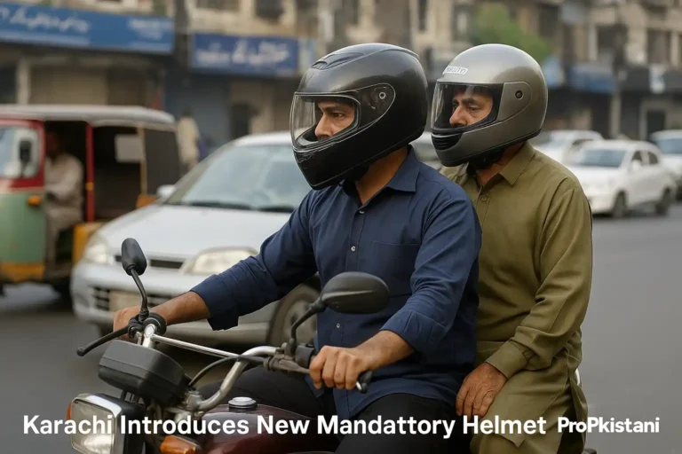 Karachi Introduces New Mandatory Helmet Rule 2025