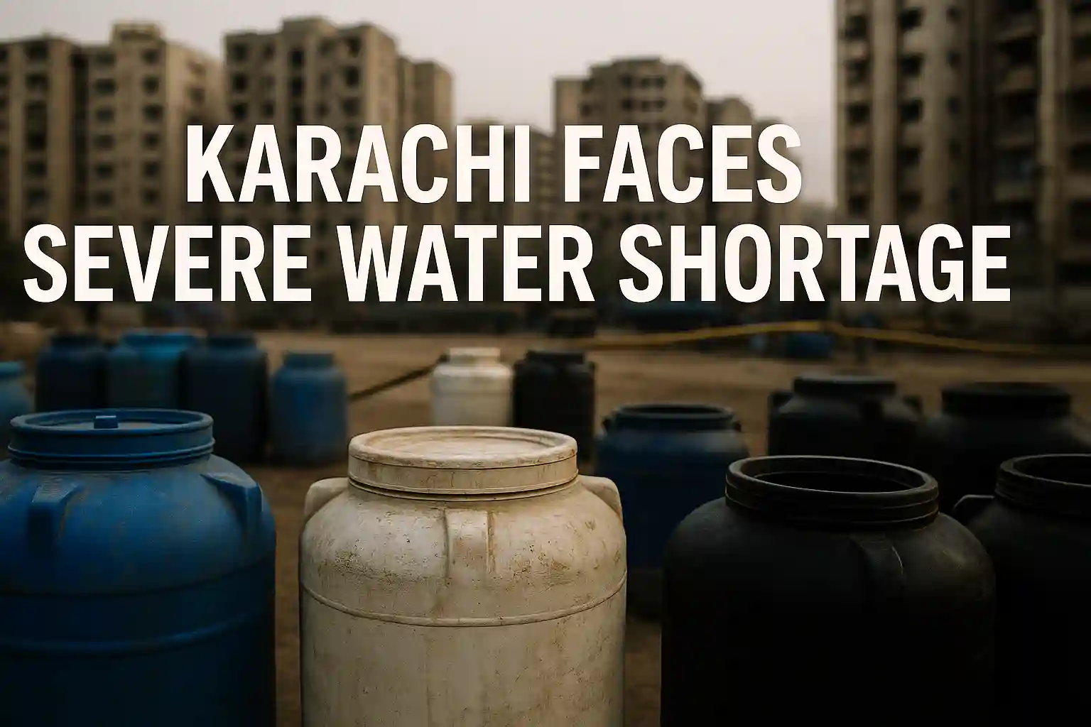 Karachi Water Shortage Worsens 2025