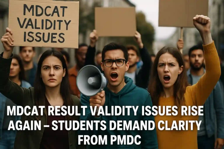 MDCAT Result Validity Issues Rise Again