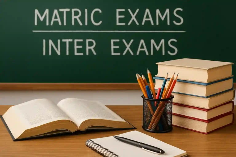 Matric and Inter Exam Dates 2026