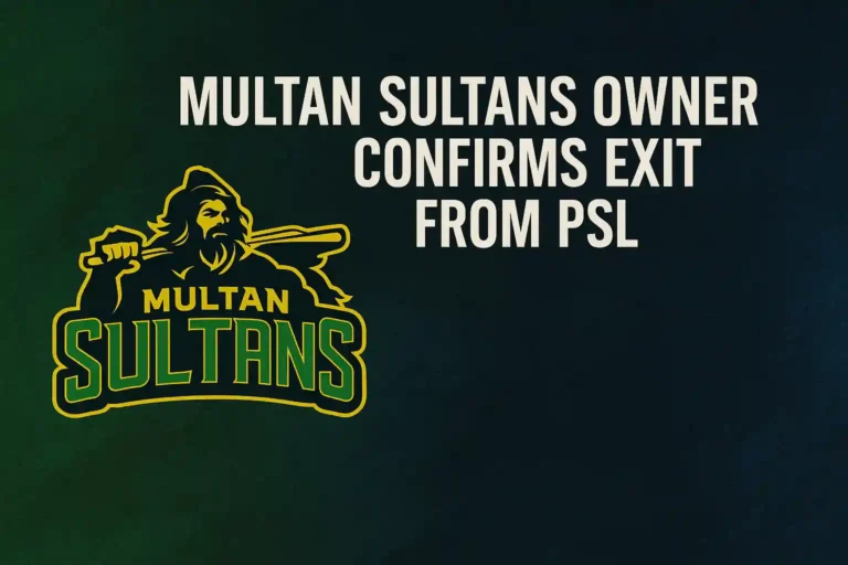 Multan Sultans Owner Confirms Exit from PSL
