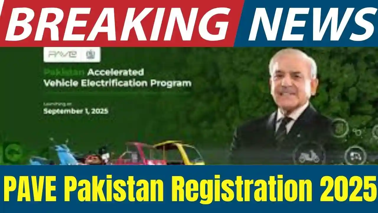 PAVE Pakistan Registration 2025