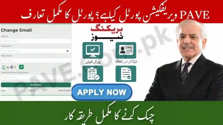 PAVE Verification Portal