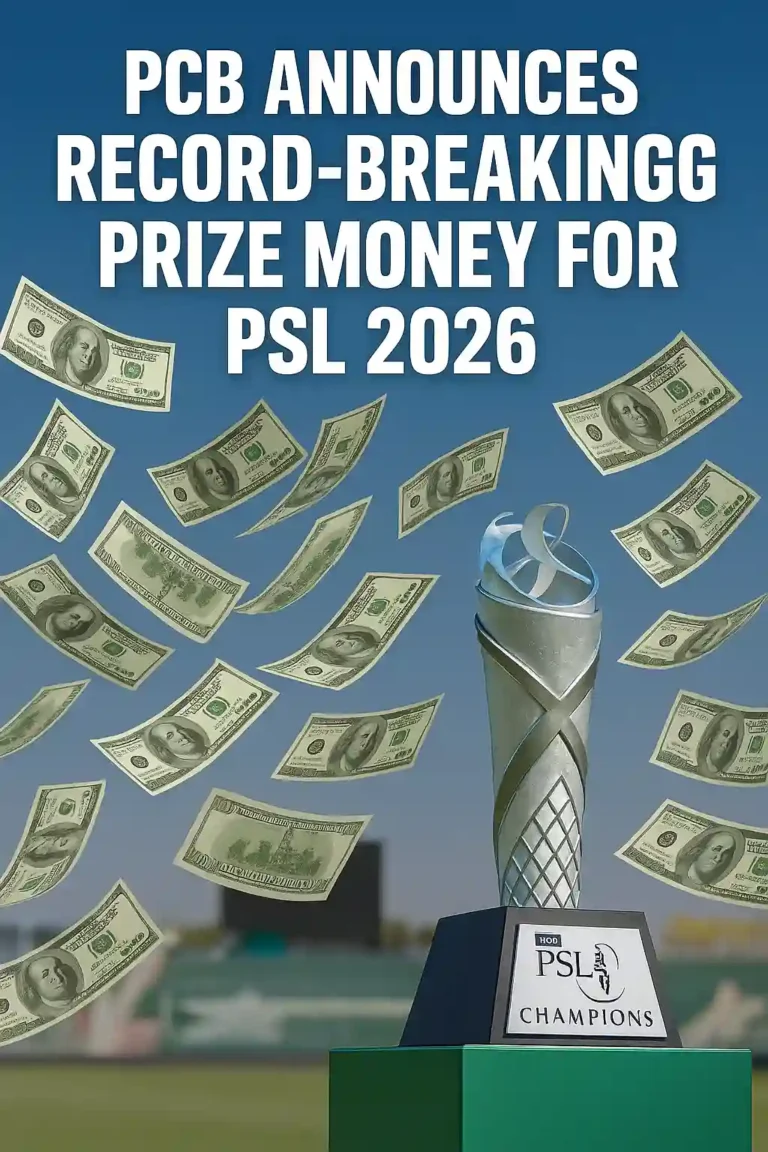 PCB Announces Record-Breaking Prize Money for PSL 2026