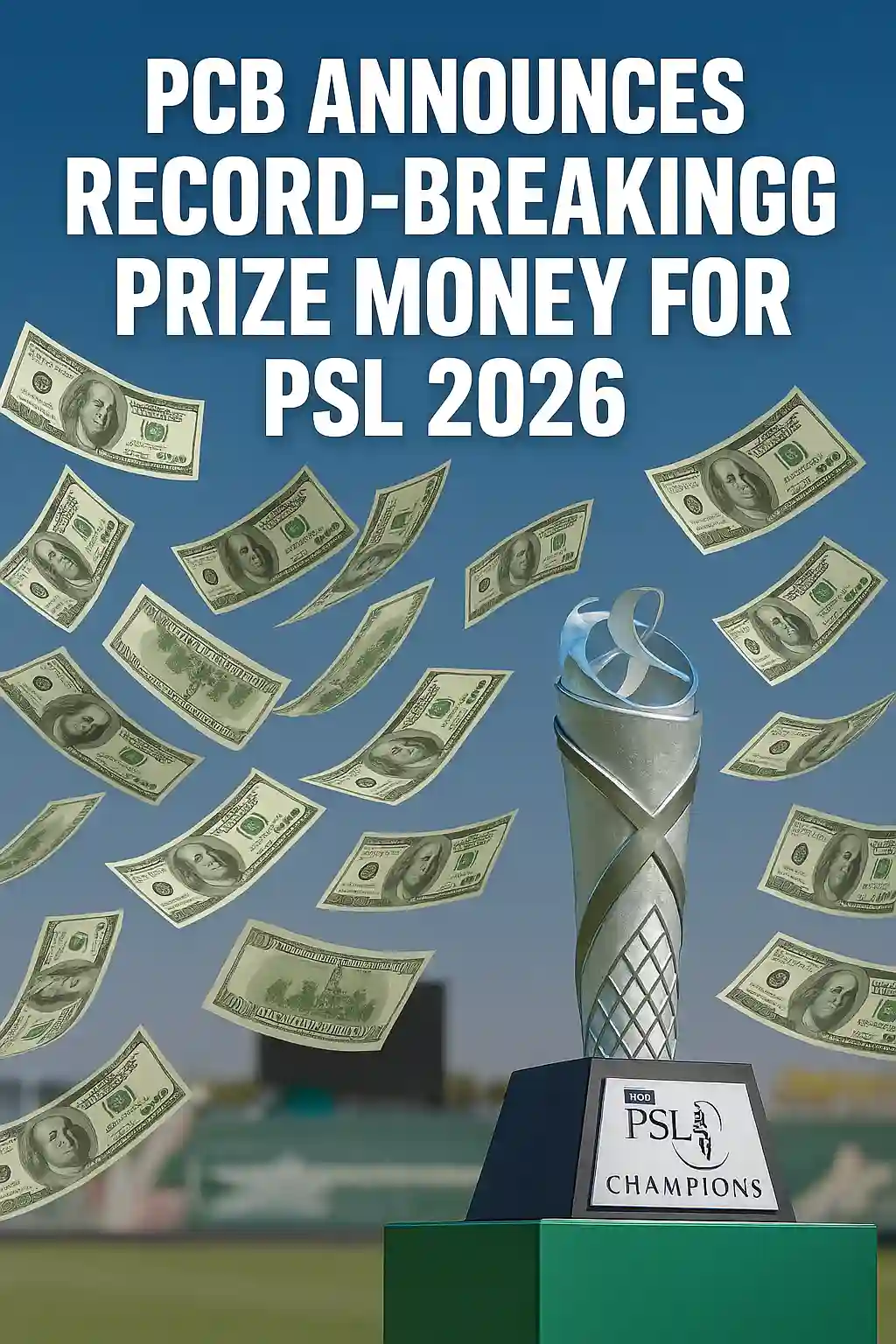 PCB Announces Record-Breaking Prize Money for PSL 2026