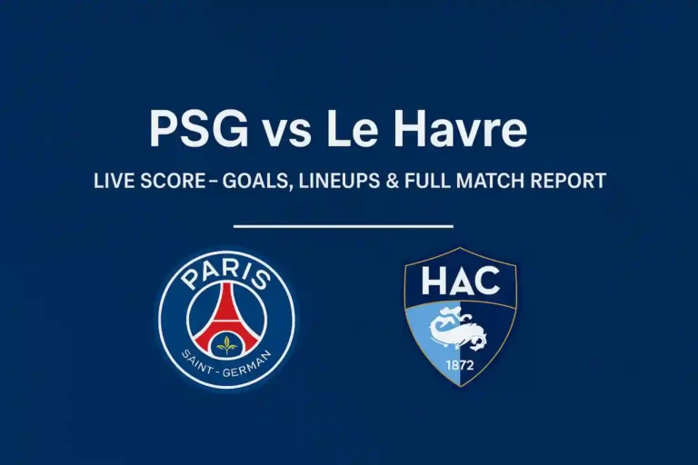 PSG vs Le Havre Live Score