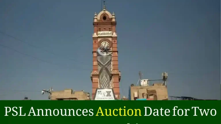 PSL Announces Auction Date for Two New Franchises
