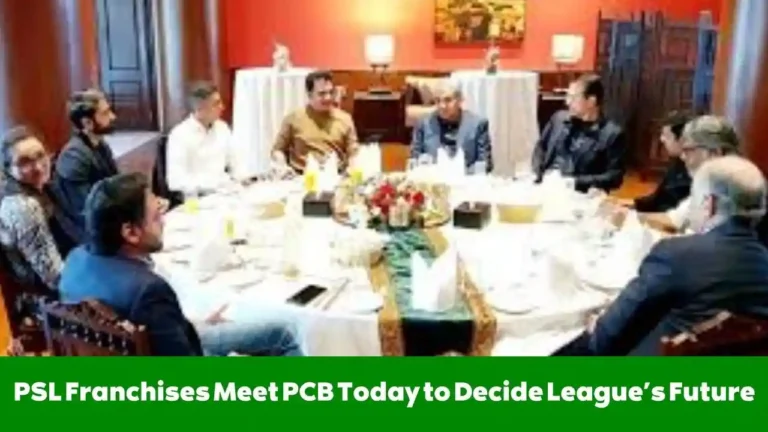 PSL Franchises Meet PCB Today to Decide League’s Future