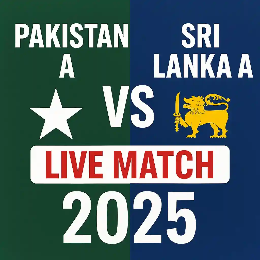 Pakistan A vs Sri Lanka A Live Match 2025