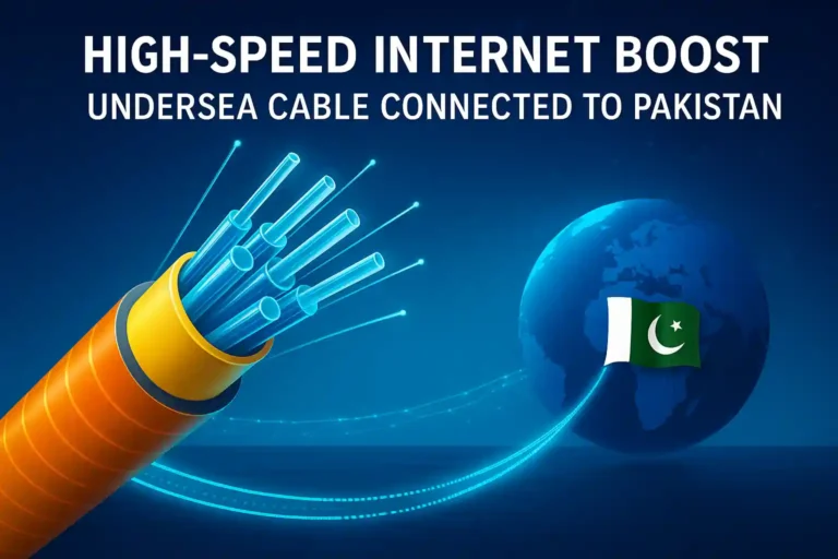 Pakistan Officially Connected to World’s Fastest Undersea Cable