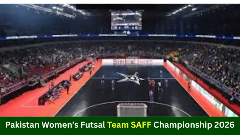 Pakistan Women’s Futsal Team SAFF Championship 2026