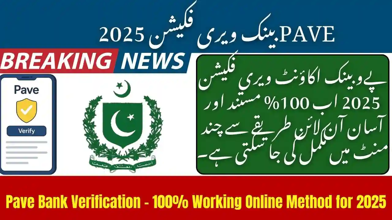 Pave Bank Verification