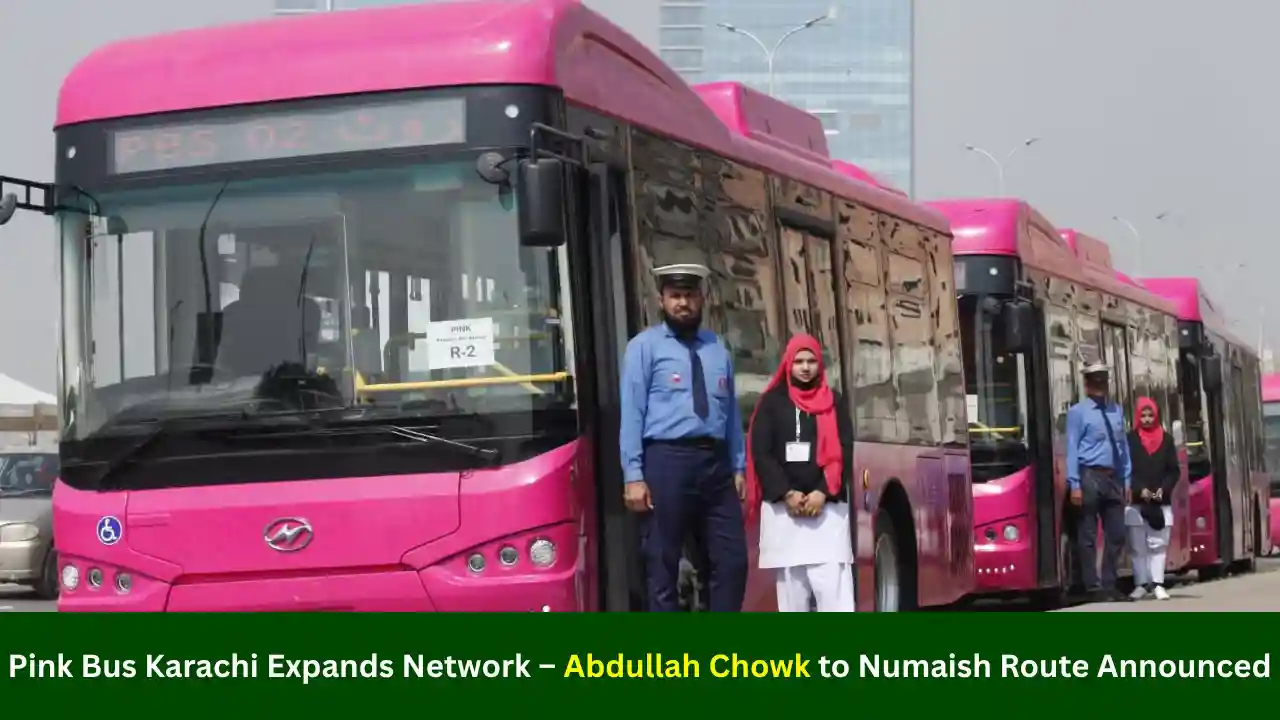 Pink Bus Service Karachi