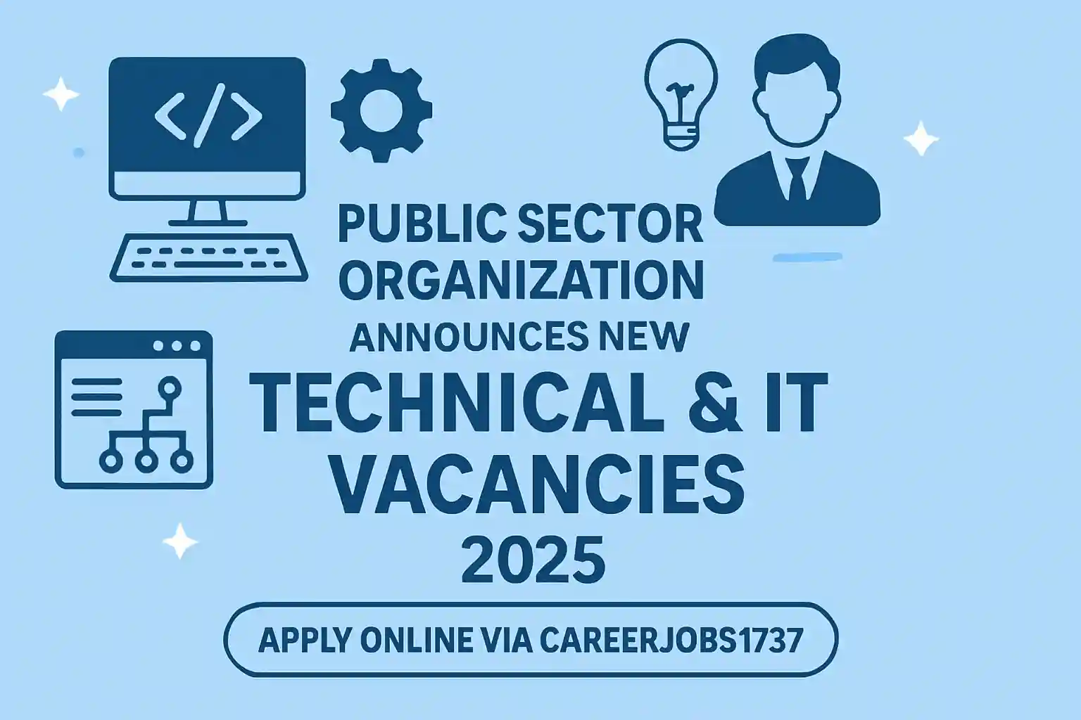 Public Sector Organization Announces New Technical & IT Vacancies 2025