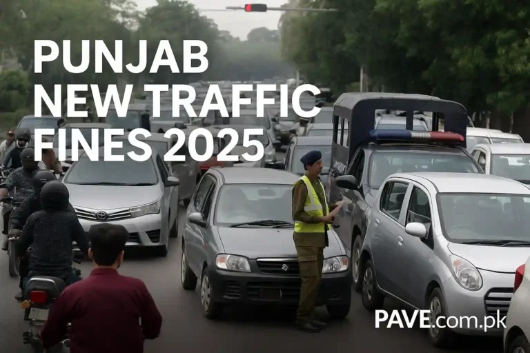 Punjab Imposes Tough New Traffic Fines 2025