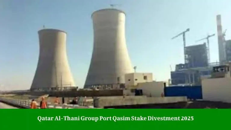 Qatar Al-Thani Group Port Qasim Stake Divestment 2025