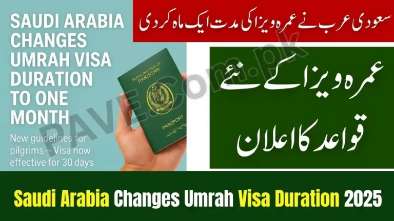 Saudi Arabia Changes Umrah Visa Duration 2025 – New One-Month Validity Rule Explained 9 Saudi Arabia Changes Umrah Visa Duration 2025