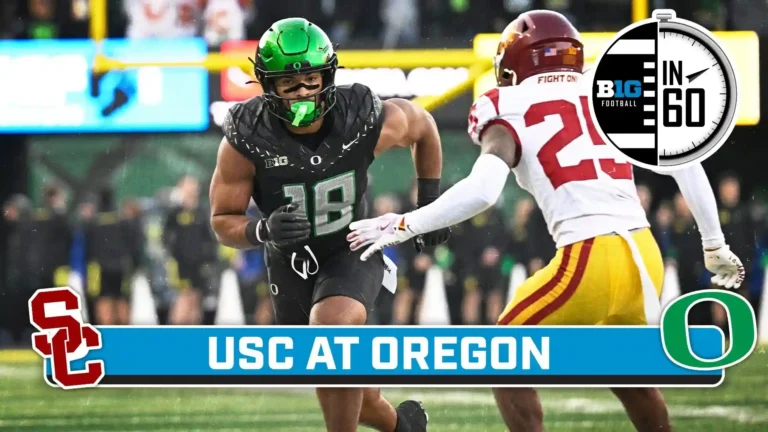 USC vs Oregon Live Score