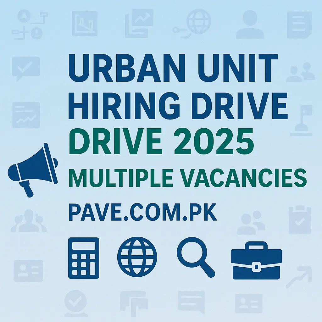 Urban Unit Hiring Drive 2025 – Major Recruitment Announced Across Punjab 1 Urban Unit Hiring Drive 2025 Multiple Vacancies