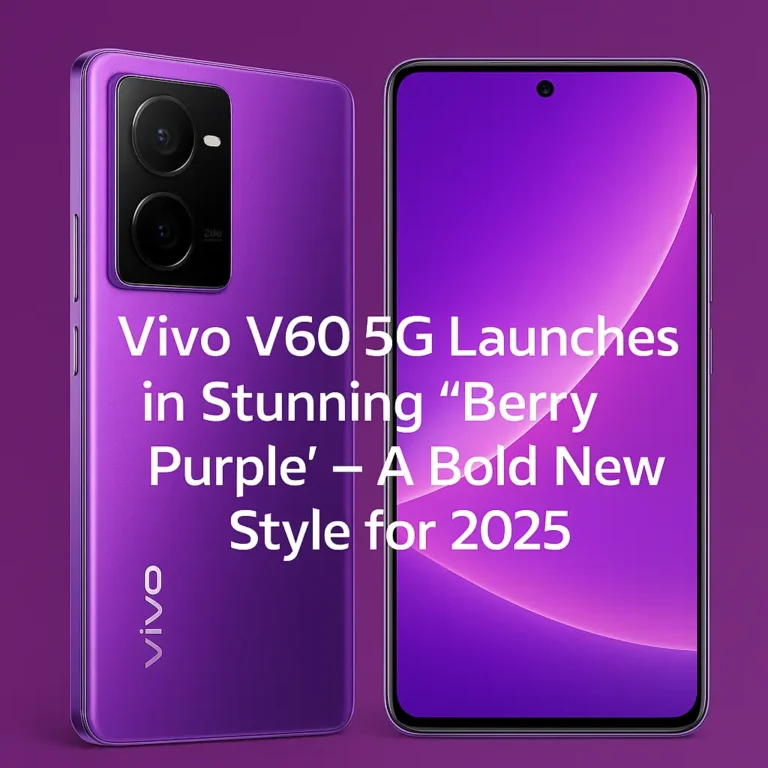 Vivo V60 5G Berry Purple Launche