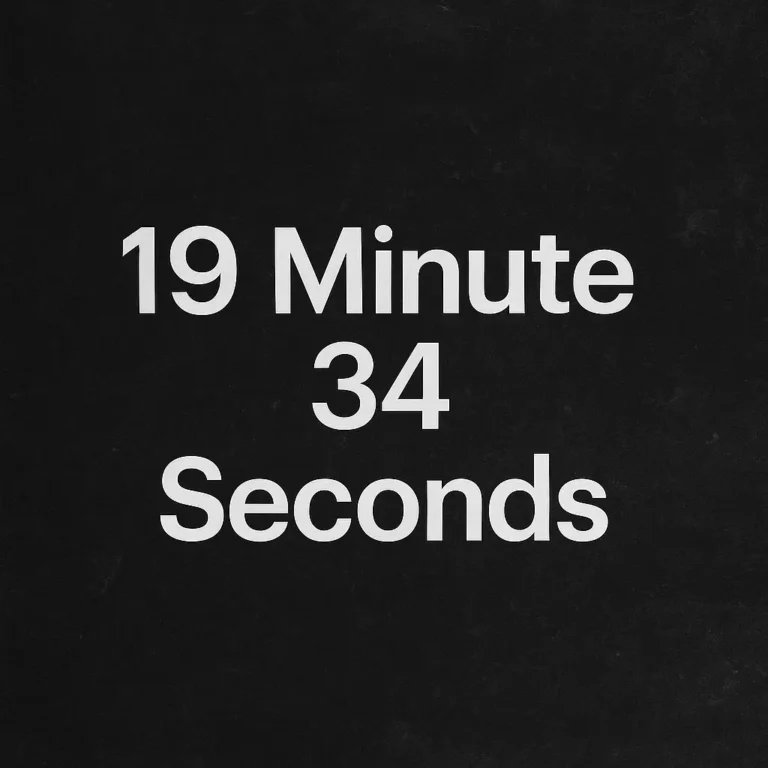 19 Minute 34 Seconds Viral Video