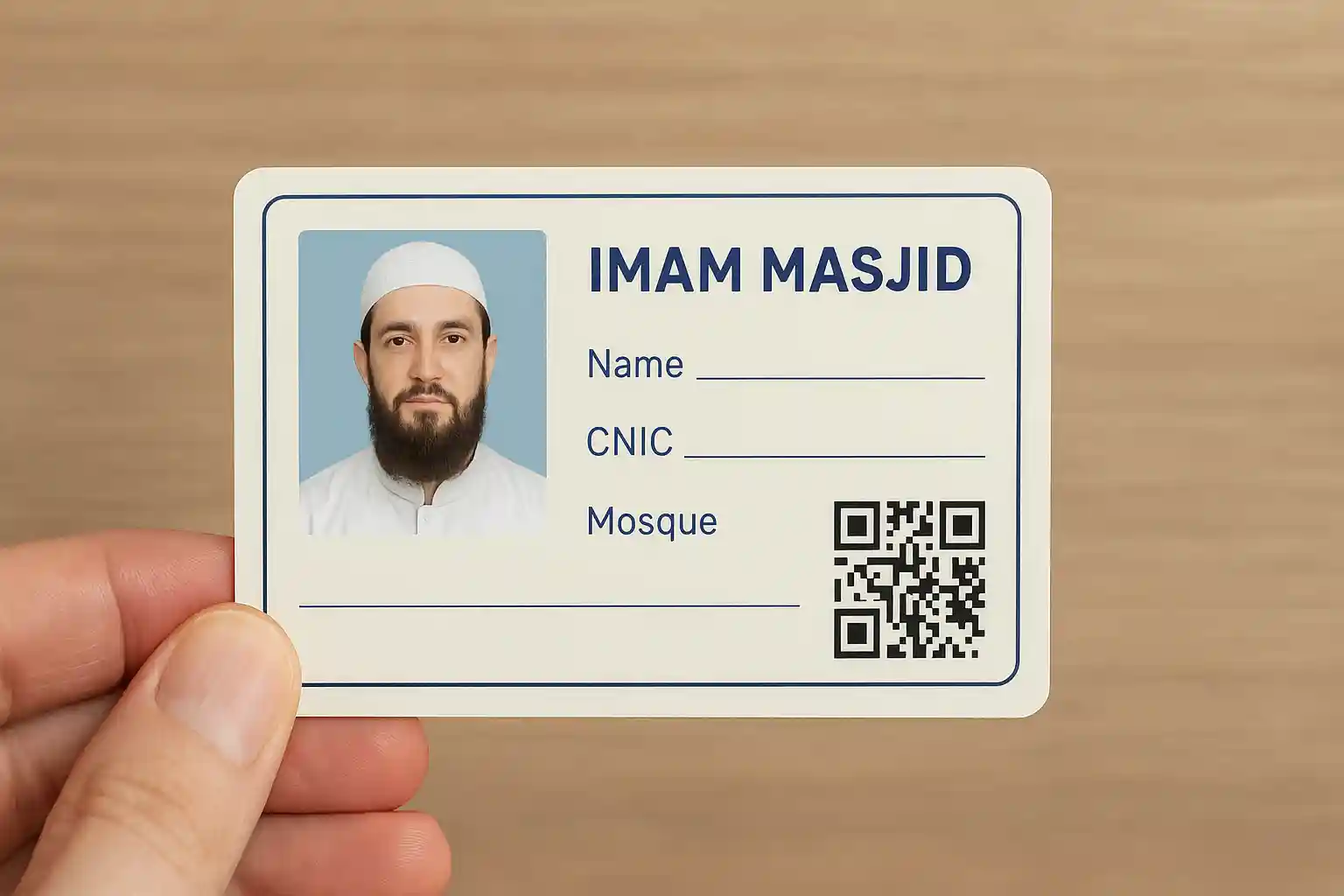 Apply for Imam Masjid Card in Pakistan