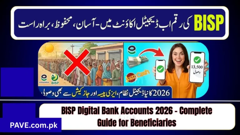 BISP Digital Bank Accounts 2026 – Complete, Authoritative Guide for Beneficiaries