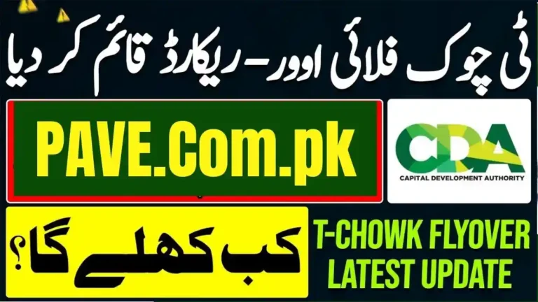 CDA Increase T-Chowk Flyover Budget