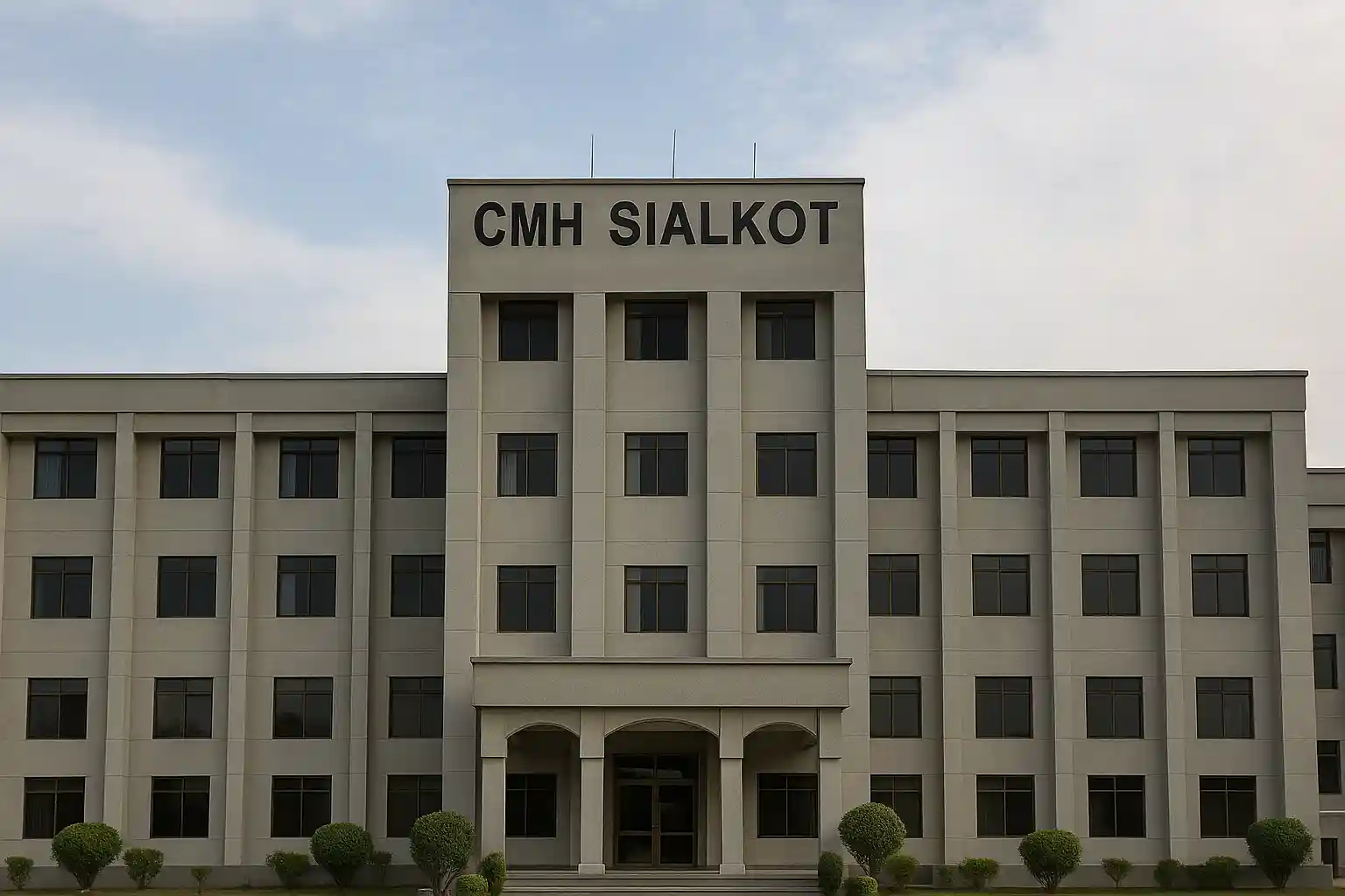 CMH Sialkot Announces PG Training Seats for 2025 in Multiple Specialties