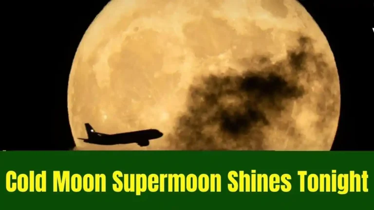 Cold Moon Supermoon Shines Tonight
