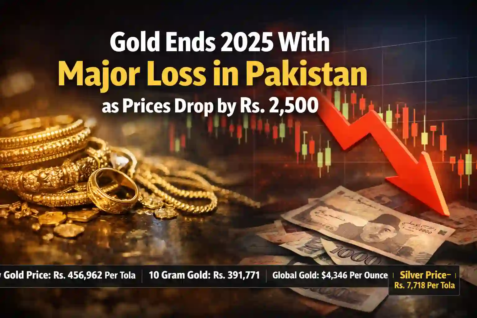 Gold Ends 2025 With Major Loss in Pakistan as Prices Drop by Rs. 2,500 1 Gold Ends 2025 With Major Loss in Pakistan as Prices Drop by Rs. 2,500