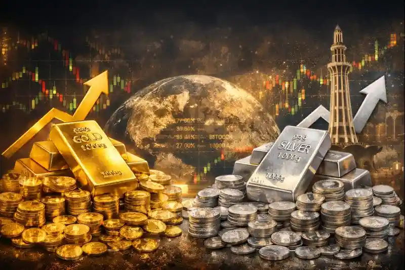 Gold and Silver Prices Hit All-Time Highs in Pakistan as Global Market Surges