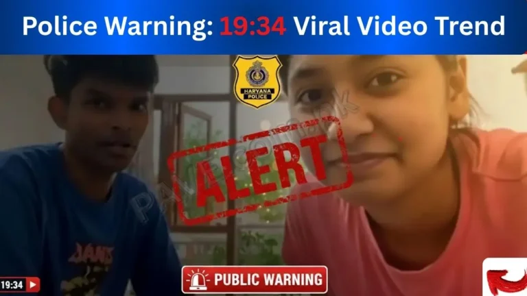 Haryana Police Warning on 1934 Viral Video – Full Advisory, Public Alert & Story Explained