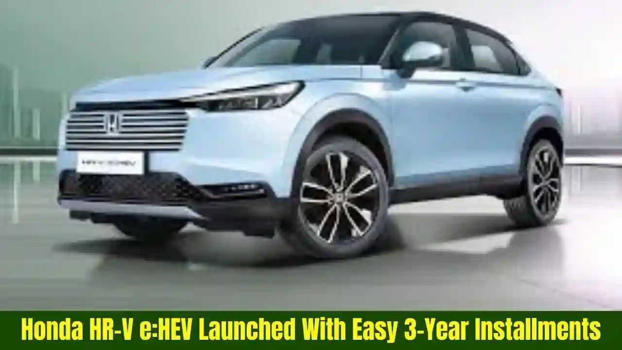 Honda HR-V e:HEV Launched With Easy 3-Year Installments 1 Honda HR-V eHEV Launched With Easy 3-Year Installments