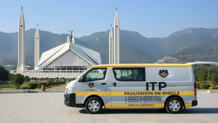 Islamabad Traffic Police Launches 15-Day Facilitation Van Service for Driving Licence and Public Ease