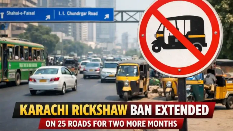 Karachi Rickshaw Ban Extended on 25 Roads for Two More Months 3 Karachi Rickshaw Ban Extended on 25 Roads for Two More Months