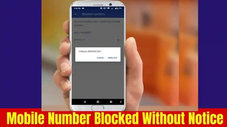 Mobile Number Blocked Without Notice? Reasons & How to Restore It 7 Mobile Number Blocked Without Notice