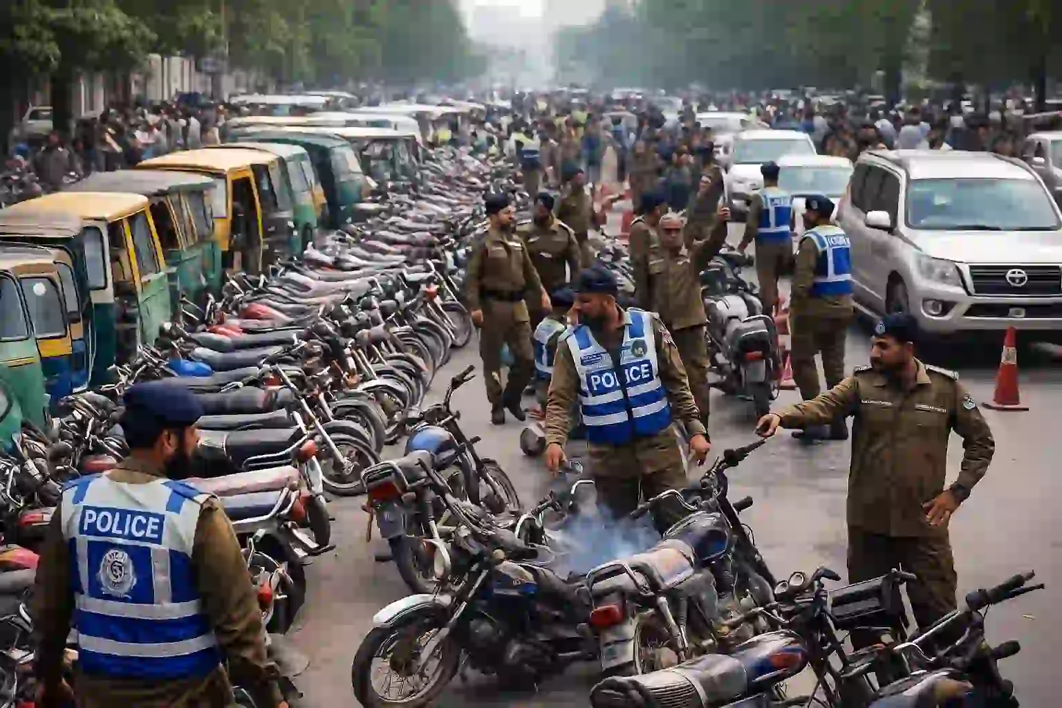 Over 12,000 Vehicles Seized in Punjab Within a Single Day 1 Over 12000 Vehicles Seized Punjab Crackdown