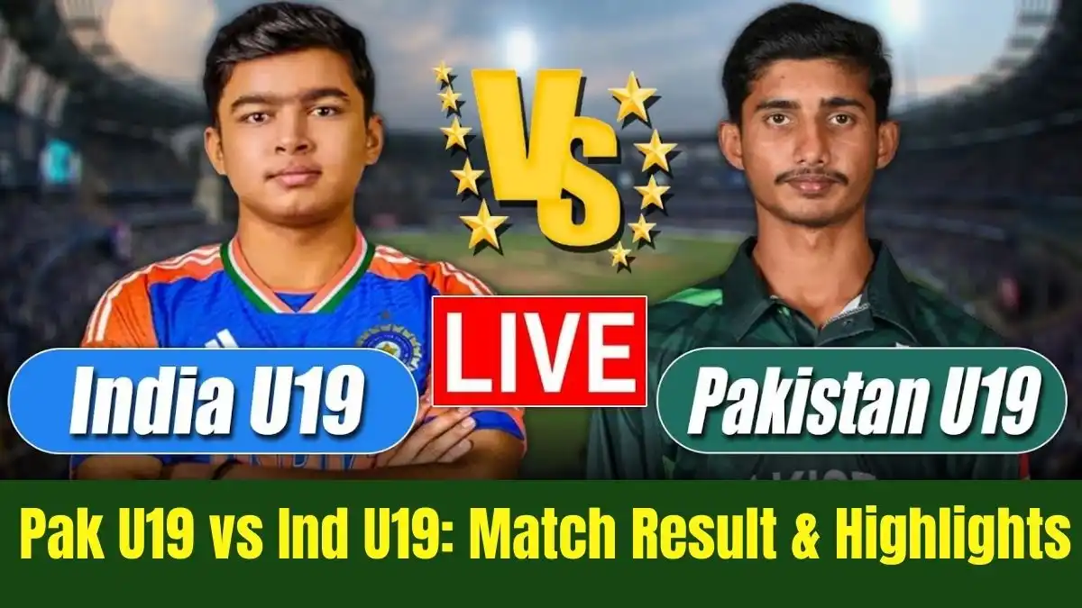 Pak U19 vs Ind U19