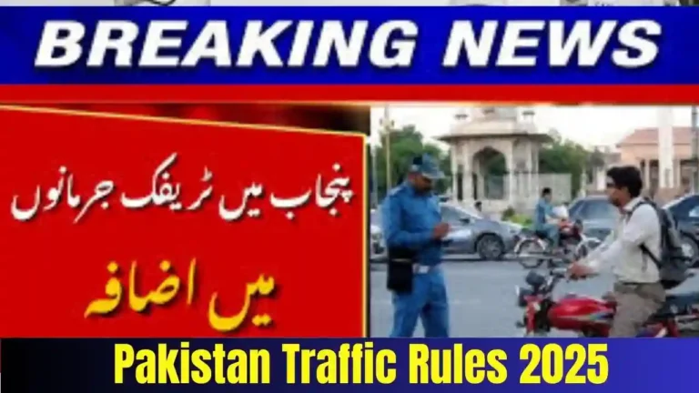 Pakistan Traffic Rules 2025