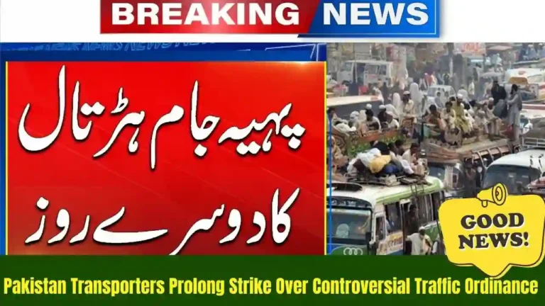 Pakistan Transporters Prolong Strike Over Controversial Traffic Ordinance