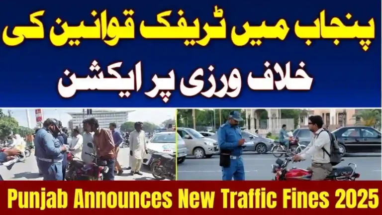 Punjab Announces New Traffic Fines 2025