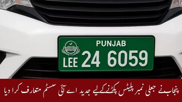 Punjab Launches AI System to Catch Fake Number Plates