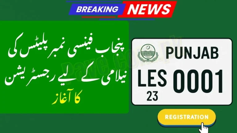 Punjab Launches Registration for Fancy Number Plates Auction — Online Bidding Now Open