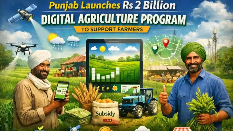 Punjab Launches Rs 2 Billion Digital Agriculture Program to Support Farmers