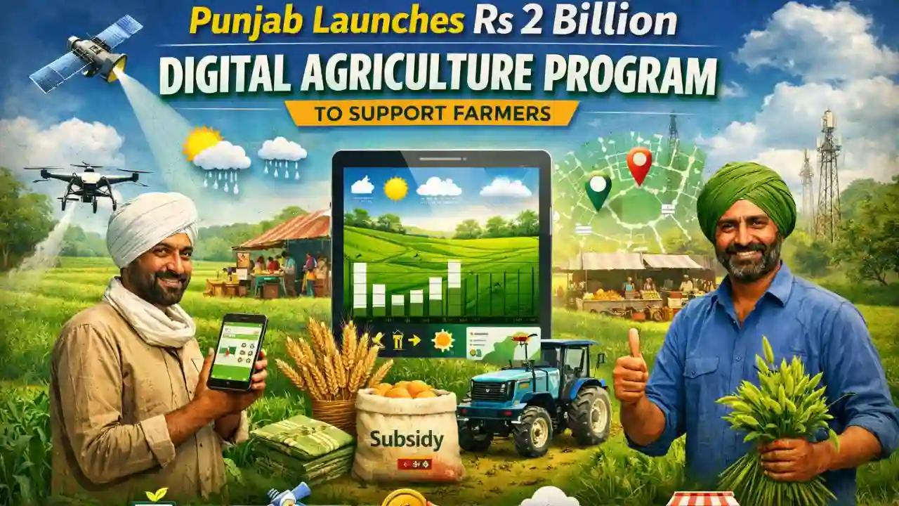 Punjab Launches Rs 2 Billion Digital Agriculture Program to Support Farmers 1 Punjab Launches Rs 2 Billion Digital Agriculture Program to Support Farmers