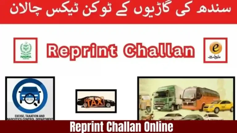 Reprint Challan Online – Download Punjab & Sindh E-Challans Free (2025 Update)